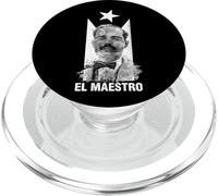 Pedro Albizu Campos Black Puerto Rico Flag El Maestro T-Shirt PopSockets PopGrip pour MagSafe