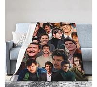 Pedro Bravo Pascal Couverture polaire en flanelle super douce, légère et confortable pour canapé 200 x 150 cm