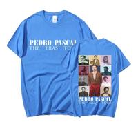 Pedro Pascal T-Shirts Graphiques T-Shirts Surdimensionnés pour Hommes Et Femmes T-Shirts Streetwear Imprimés en 2D T-Shirts À Col Rond (9 XL)