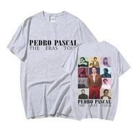 Pedro Pascal T-Shirts Graphiques T-Shirts Surdimensionnés pour Hommes Et Femmes T-Shirts Streetwear Imprimés en 2D T-Shirts À Col Rond (3 M)
