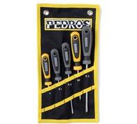 Pedro´s Screwdriver Set With Pouch Tool Jaune,Gris 5 Units Grey