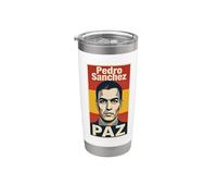 Pedro Sanchez Paz Peace Gobelet isotherme en acier inoxydable double paroi