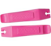 Pedro's démonte-pneus extrêmement stable forme de pointe de coin couleur vive, rose (pack de 2)