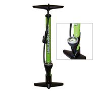 Pedros Domestique Vélo Sol Pompe Twinvalve W/ Jauge 120 Psi Vert