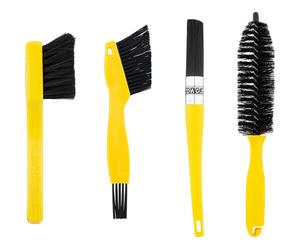 Pedros Set de Brosses de Nettoyage Pro Brush Kit jaune universal