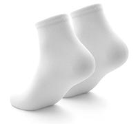 Pedsox, Lot de 100 paires de Chaussettes Résistantes Jetables pour le Sport et le Travail, en Polyester, Unisexe, Taille Unique, Blanc