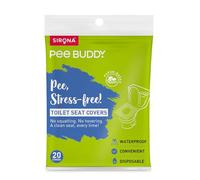 PEE BUDDY Papier jetable housses de siège de toilette (paquet de 20) | Non contact direct avec des sièges Unhygieneic | Facile à nettoyer | Nature bienvenus | Doit avoir pour les femmes