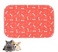 Pee Pads for Dogs - Dog Mats, Super Absorbent, Washable Puppy Pads, Reusable Puppy Pad for Indoor, Travel Use by Dogs & Cats, Easy to Clean, A Good Travel Companion for You (Red M)