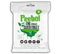 Peebol Shewee - Les Toilettes de Poche - Transforme Rapidement 1 l d'urine en Un Gel Solide et inodore Fabriqué au Royaume-Uni Sac urinoir jetable pour Tout Le Monde Idéal pour Les Festivals, Le
