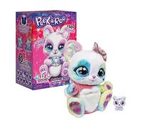 Peek-A-Roo - Maman Panda ROO & Bebe Surprise Rainbow - Peluche Interactive Panda-Roo Arc-en-Ciel Et Bébé Mystère - Plus de 150 Effets Sonores Et Mouvements - 6063099 - Jouet Enfant 5 Ans et +