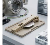 PEEK Pince à épiler pour manipulation de gaufrettes, pince en plastique antistatique ESD avec pointe plate, anti-rayures, pour semi-conducteur -200 C à 260 C, 10 cm