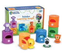 Peekaboo Educational Jungle,Early Childhood,10 Pieces,From 18 Months,Educational Toys,Baby Toys,Educational Toys,Handling Toys,Fine Motor Skills Toys