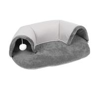 Peekaboo Tunnel pour chat - Abri de condominiums pour chats, grotte pour chats | Fournitures d'hiver pour animaux de compagnie avec peluche double épaisseur, grotte et chaude pour chats, tunnels Inte