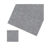 Peel and Stick Carpet Tiles, Dalles de Moquette Autocollantes Multicolores 30x30cm 20 Pièces(Light Gray)