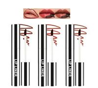 Peel Off Lip Liner Stain,3PCS Crayon à Lèvres Peel-Off - Encre à Lèvres Longue Tenue & Imperméable,encre a levre sans transfert, imperméable, longue durée, naturel et durable