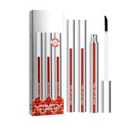 Peel Off Liquid Lipstick 3X Matte, Waterproof Moisturizing Lip Stain, Tear-Off Non-Sticky, No Fading Pigment, Includes Lipliner, 3g x3 Pieces for Women