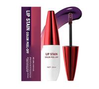 Peel Off Rouge à lèvres brillant, teinté, amovible, maquillage longue durée, non collant, Peel Off Lip Stain avec finition mate naturelle