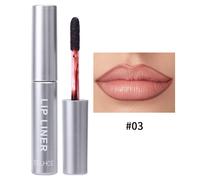 Peel Off Tatouage Brillant À Lèvres Imperméable À L'eau Crayon À Lèvres Liquide Mat Imperméable Longue Durée Rouge À Lèvres Stylo Maquillage Cosmétique.03 Wine Red.