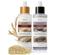 Peel Shot, Éplucheur de points noirs, gommage pour le visage, sérum exfoliant de riz noir et blanc, nettoyage en profondeur des pores, AH BHA, niacinamide, hydratant et exfoliant pour tous les types
