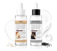 Peel Shot Glow Ampoule De Riz Pour Le Visage, 2 Pièces Exfoliant Visage Avec Riz Noir Et Blanc Peel Shot Duo Blanc & Noir Rice Ampoule Pour Le Vi-sage Et Le Corps, 80ml