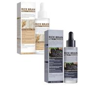 Peel Shot Glow Rice Ampoule Duo, Peeling Visage,Peel Shot Exfoliant Visage, Exfoliant Au Riz Noir et Blanc, Nettoie en Profondeur les Pores, Hydrate en Profondeur (A, One Size)