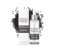 Peel Shot Glow Rice Line, Peel Shot Glow Rice Ampoule Duo, Black & White Rice Serum Peel Shot Exfoliant pour le visage et le corps pour tous les types de peau, peau lisse (Black, 100ml)