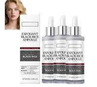 Peel Shot Glowing Rice Ampoule Black Rice, Sérum d'élimination de la tête noire, Sérum d'exfoliation de riz noir, Minimisation des pores et hydratation profonde, Éliminateur de peau morte (3)