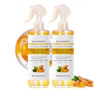 Peel Shot Keratin Care Spray Acide Kojique Curcuma - 200 ml, Spray Peeling Acide Kojique Curcuma, Exfoliation Douce, Hydratation et Lissage de la Peau, Visage, Corps et Pieds (2PCS)