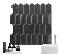 Peel & Stick Wall Wrap - Self-Adhesive Kitchen Panels, Tile Stickers for Renovating, Premium Quality Decorative Sheet with Heat-Resistant Coating, Long-Lasting Cover for Protecting and Enhancing Walls