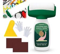 Peelanmall Peinture murale blanche de retouche, rouleau de peinture de retouche, 500 g, gomme murale pour murs blancs, graffiti, rayures, taches, fissures et murs endommagés