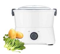 Peeler à pommes de terre électrique - éplucheur roulant rotatif automatique pour la cuisine et usage commercial - outil de pelage de légumes à un bouton pour une préparation rapide et facile de salade