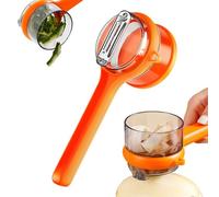 Peeling Knfe avec boîte de rangement, éplucheurs multifonctions avec boîte de rangement, éplucheur de légumes amovible antidérapant pour carottes, pommes de terre, concombre, ensemble spécial cuisine