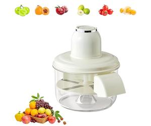 Peelpro Electric Peeler, Peel Pro Automatic Electric Quick Peeler, Kitchen Fruit Skin Remover, Fast Peeling, Strong Power, Easy Cleaning, Suitable For All Kinds of Small Fruits (White)