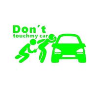 Peeping Tom, ne Regarde Pas ma Voiture, Mange Une de Mes pièces détachées Automobiles secrètes Autocollants for Voiture(Green,25X13.1CM)