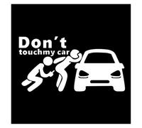 Peeping Tom, ne Regarde Pas ma Voiture, Mange Une de Mes pièces détachées Automobiles secrètes Autocollants for Voiture(Silver,40X21CM)