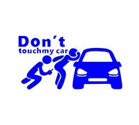 Peeping Tom, ne Regarde Pas ma Voiture, Mange Une de Mes pièces détachées Automobiles secrètes Autocollants for Voiture(Blue,25X13.1CM)