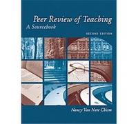 Peer Review of Teaching Nancy Van Note Chism (Auteur)