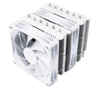 Peerless Assassin 120 SE White V2 Refroidisseur CPU, TL?C12CW PWM 120mm Ventilateurs, 1850RPM, 6 Caloducs, Compatible avec AMD AM4/AM5 & Intel LGA 1700/1851