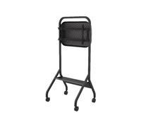 Peerless-AV SR860-EUK Chariot à roulettes Trolley avec plateau pour écrans jusqu'à 75 pouces, max. 56 kg & VESA jusqu'à 800 x 400 mm en noir