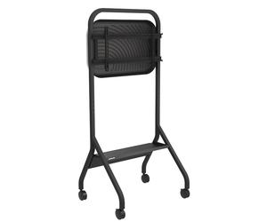 Peerless-AV SR860-EUK Chariot à roulettes Trolley avec plateau pour écrans jusqu'à 75 pouces, max. 56 kg & VESA jusqu'à 800 x 400 mm en noir