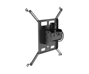Peerless-AV Support mural PJR125-POR-EUK avec orientation vers le sol ou portrait - noir (inclinable, rotatif et pivotant)