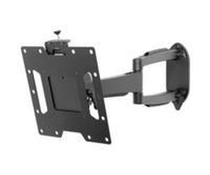 Peerless Full-Motion Plus Wall Mount SA740P - Kit de montage ( bras articulé ) pour structure plate ( inclinaison et rotation ) - noir - Taille d'écran : 22 -40 - mural
