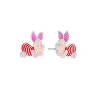 Disney Boucles d'oreilles à tige en émail pour fille Porcinet