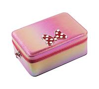 PEERS HARDY Disney Minnie Mouse Large Metallic Zip Around Jewellery Case with Metal Detailing VZ700665L.PH, Pink