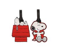 Peers Hardy - Bagages Snoopy rouge, blanc et noir 2 pièces Peanuts