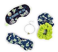 Peers Hardy Star Wars Baby Yoda Spa Set - Zip Cosmetic Pouch, Sleep Mask, Hair Towel, Pair of Scrunchies and Jewellery Bracelet VS700685L