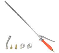 PEESHON Lance Pulverisateur,1/4" Y 3/8" Pulvérisateur de Jardin de Rechange En Laiton,Baguette de Pulvérrisation Universelle Réglable para Manguera De Jardín