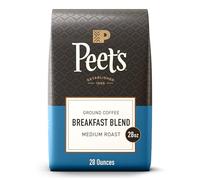 Peet's Coffee, Café moulu de taille moyenne - Mélange petit déjeuner, sac de 794 ml