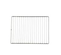 Peetz Grille de fumage en acier inoxydable 34 x 25 cm, Argenté, pour modèles Peetz 150../410../520../630../770../880..