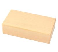 PEEWIT Cube de yoga - Grand bloc de bois - 22,5 cm x 12 cm x 6 cm - Professionnel pour le yoga - Bois de hêtre